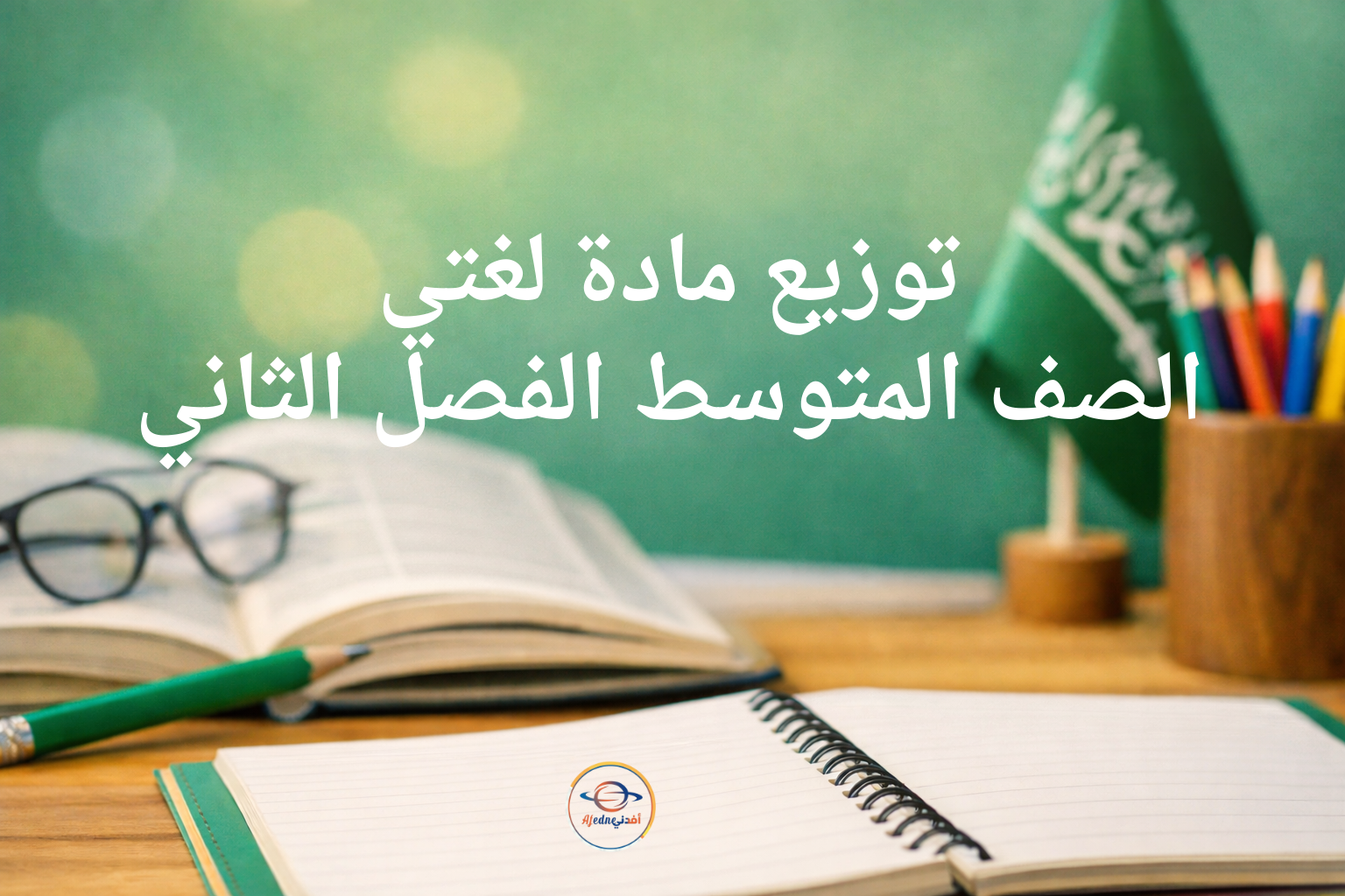 توزيع مادة لغتي الصف الأول المتوسط الفصل الثاني المنهج السعودي