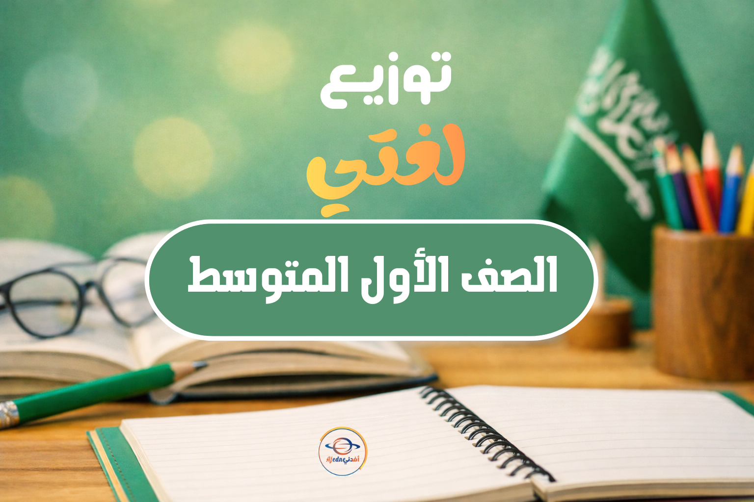 توزيع مادة لغتي الصف الأول المتوسط الفصل الثاني المنهج السعودي