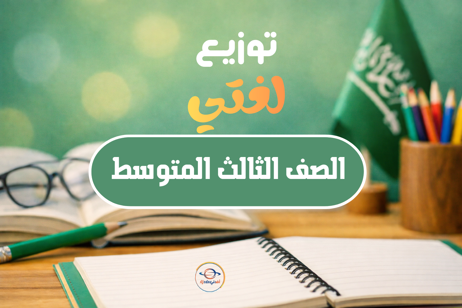 توزيع مادة لغتي الصف الأول المتوسط الفصل الثاني المنهج السعودي