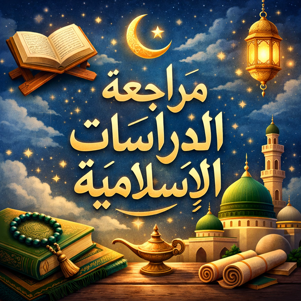 ملخصات ومراجعات الدراسات الإسلامية للصف الرابع الابتدائي فصل اول