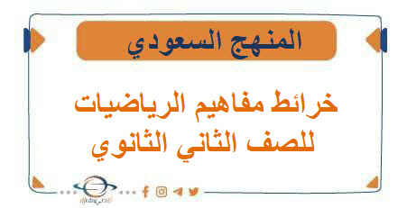 خرائط مفاهيم رياضيات للصف الثاني الثانوي