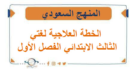 الخطة العلاجية لغتي الصف الثالث الابتدائي الفصل الأول أ عبد الملك البدراني الخطة العلاجية لغتي الصف الثالث الابتدائي الفصل الأول أ عبد الملك البدراني